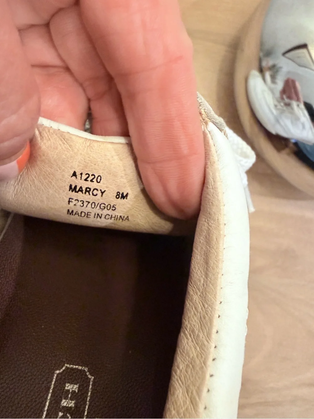 Coach White Leather Low-Top Sneakers with Silver Eyelets